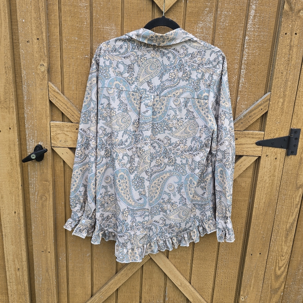 Paisley Button Down Shirt - Picture 3 of 3